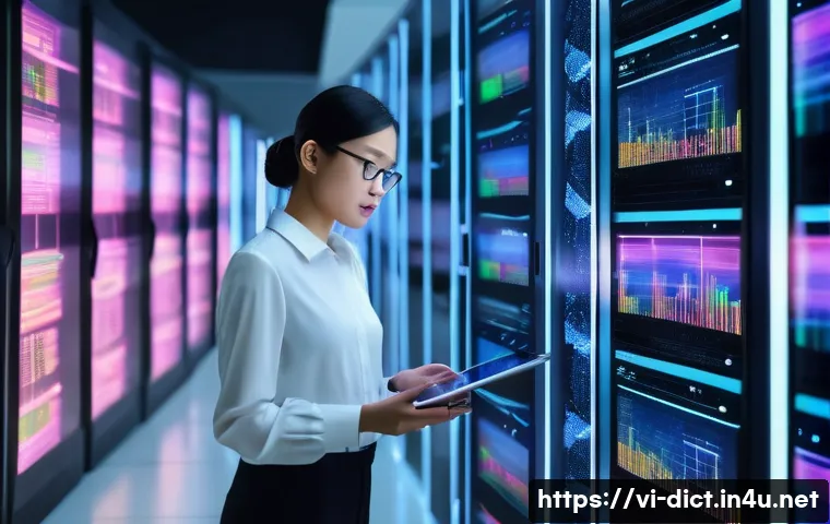 소프트웨어 개발 용어집 - **Prompt:** A dynamic, split-screen image illustrating the seamless interaction between a user's dig...